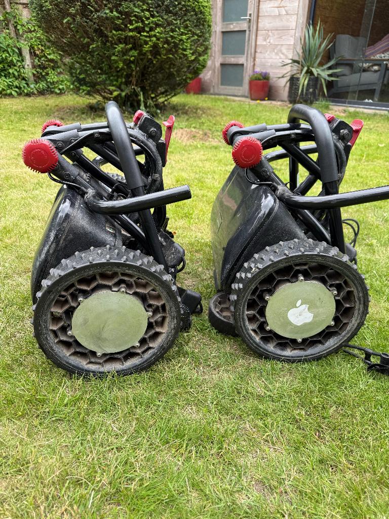2 Caddy tracks voor de prijs van een!, Sport en Fitness, Golf, Ophalen, Gebruikt, Golfkar, Overige merken