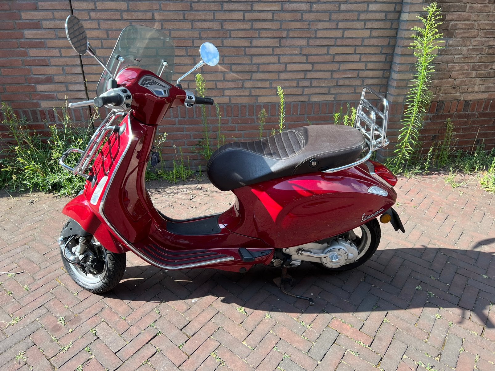 Vespa Primavera, Fietsen en Brommers, Scooters | Vespa, Ophalen, Zo goed als nieuw, Benzine, 50 cc