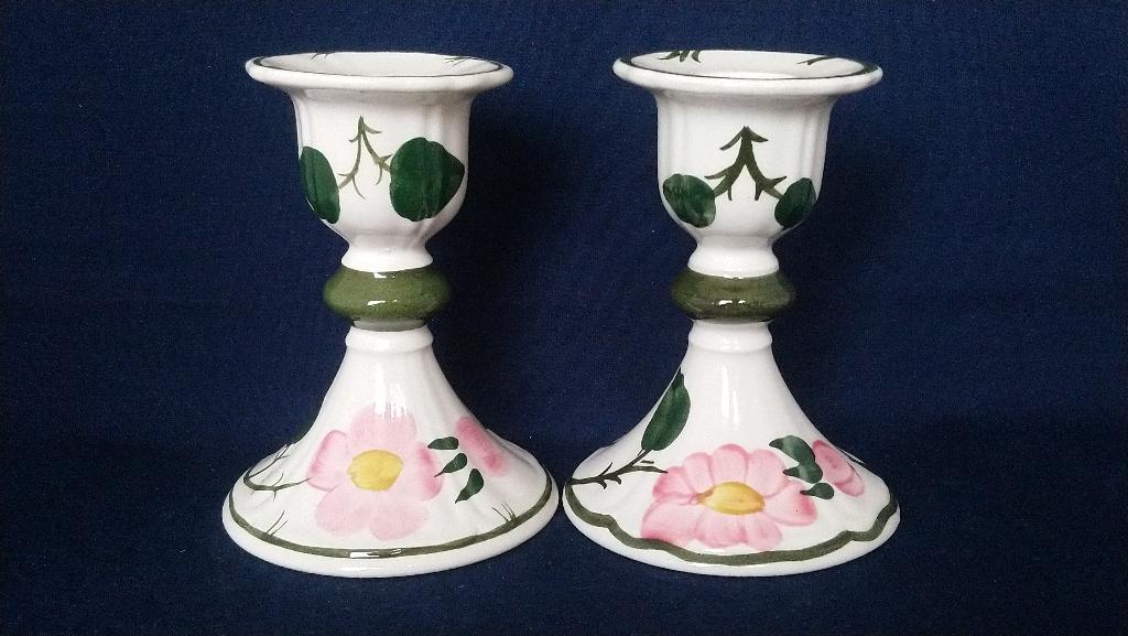 Villeroy & Boch Wildrose - kaarsenstandaards / kandelaars, Huis en Inrichting, Keuken | Servies, Overige typen, Ophalen of Verzenden