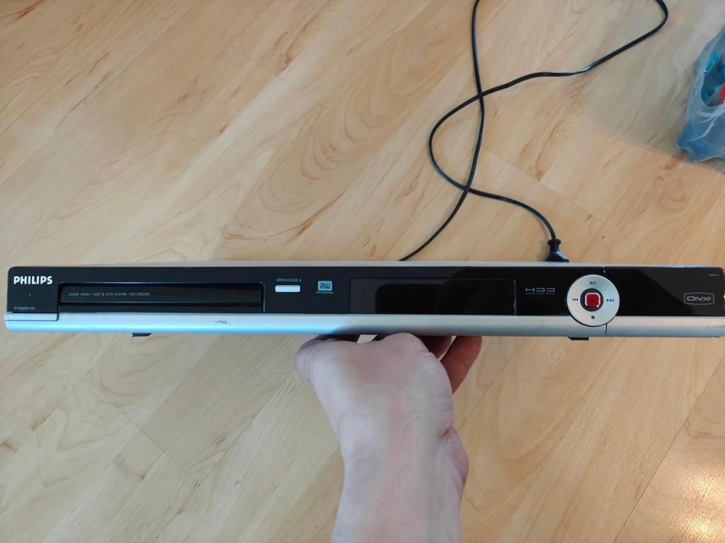 Philips DVDR3450H/31 DVD-recorder met harddisk (zonder AB), Ophalen of Verzenden, Gebruikt, Philips, Met harddisk