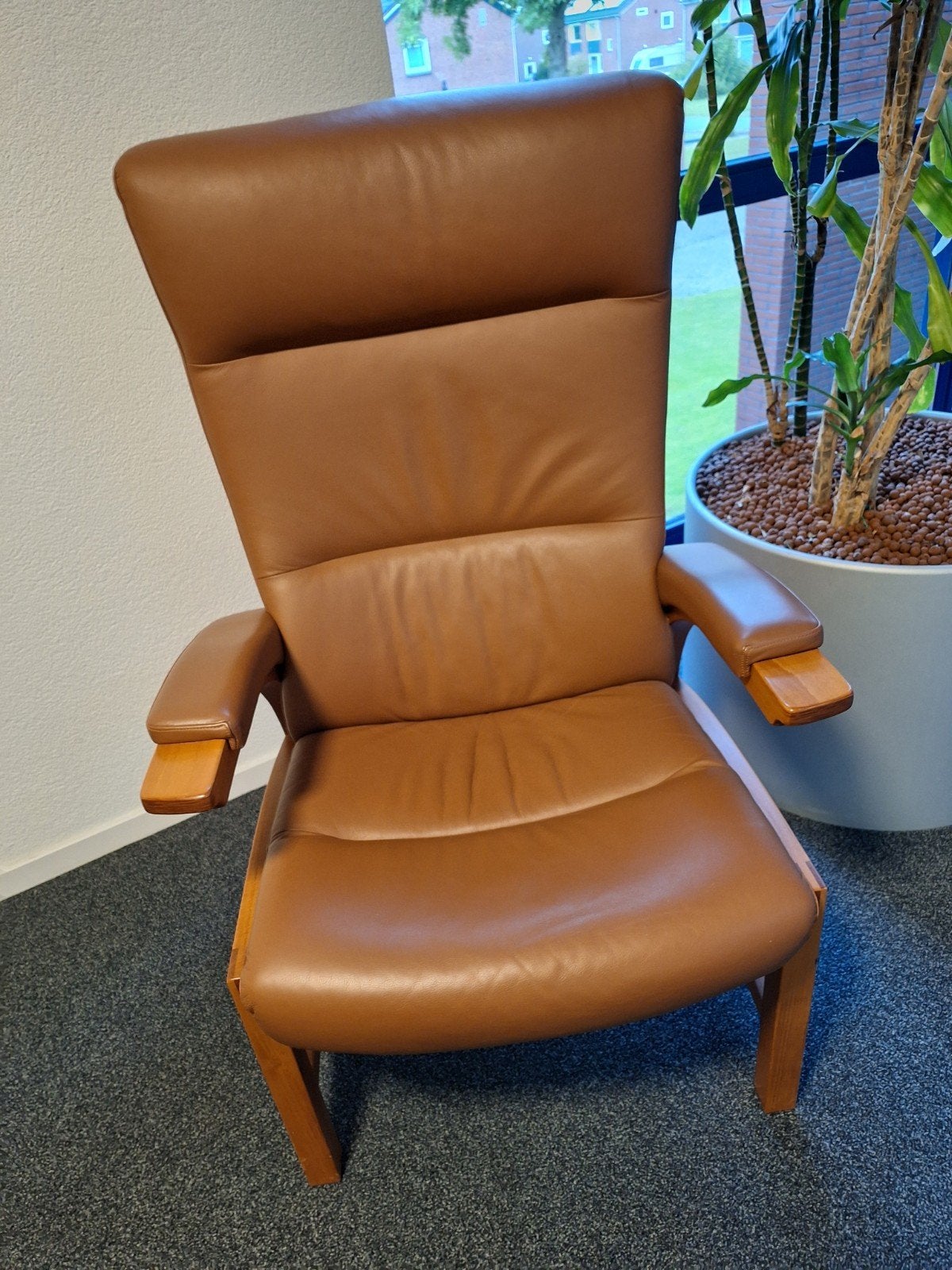 farstrup seniorenstoel., Huis en Inrichting, Fauteuils, Ophalen, Zo goed als nieuw, 75 tot 100 cm