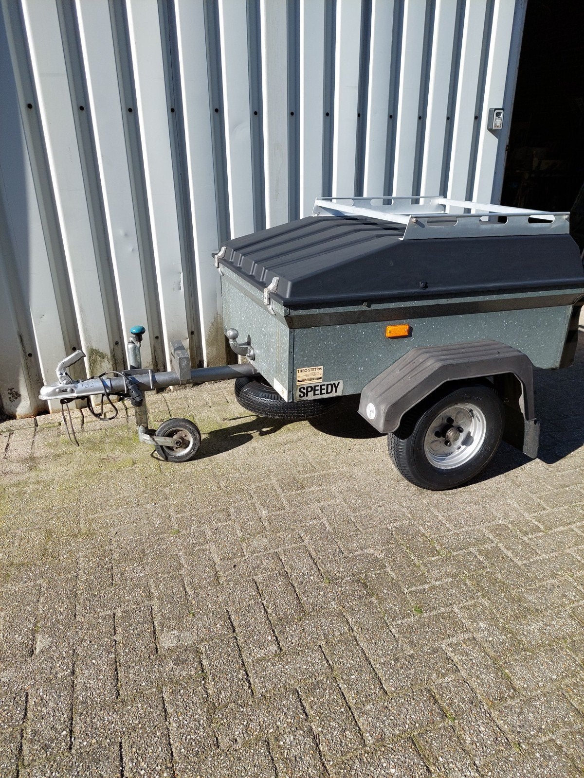 SARIS bagagewagen 1.30x90 cm met extra trekhaak, Ophalen of Verzenden, Gebruikt