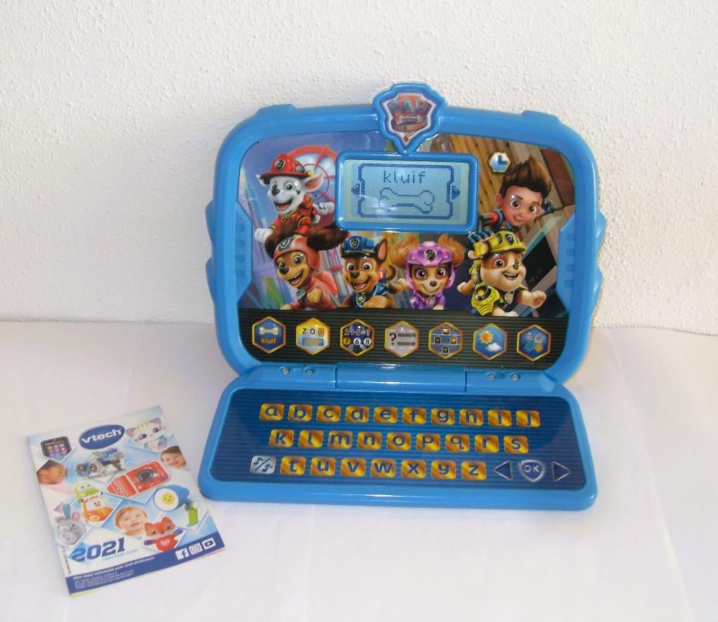 Paw Patrol avonturen laptop / V-tech spelcomputer, Ophalen of Verzenden, Zo goed als nieuw, Taal en Lezen, Met geluid