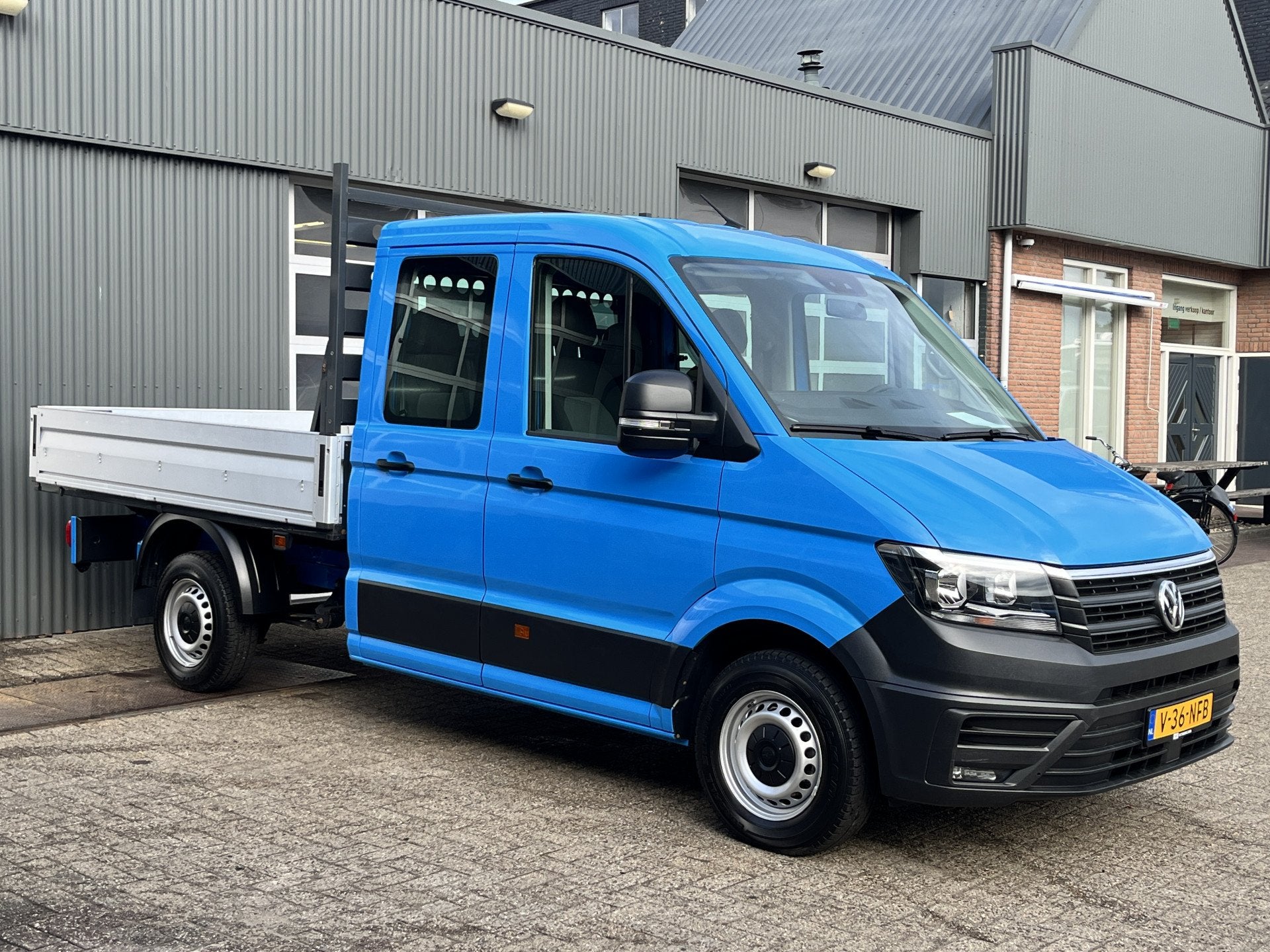 Volkswagen Crafter 35 2.0 TDI L3 DC Airco Cruise controle Eu, Auto's, Gebruikt, 4 cilinders, 3000 kg, Bedrijf
