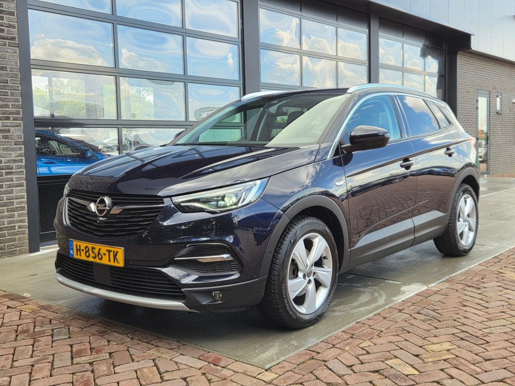 Opel Grandland X 1.2 Turbo Ultimate Automaat, Gebruikt, Euro 6, 1199 cc, Blauw