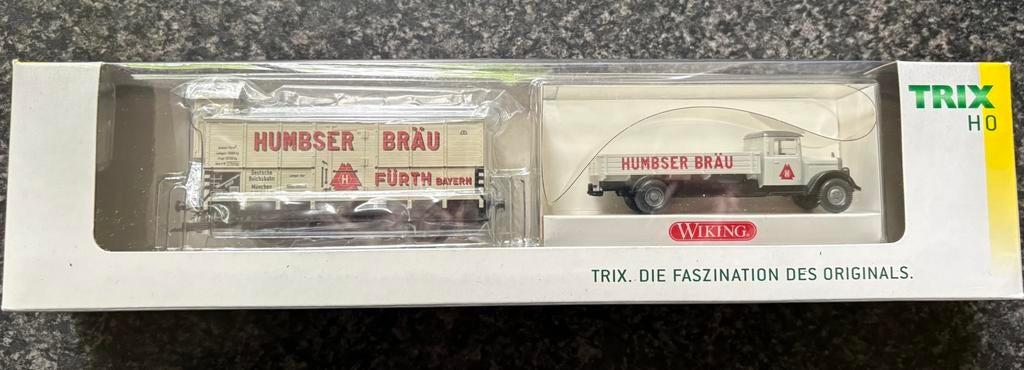 Trix 24083 H0 Museumwagen 2008 set “Humbser Bräu” DRG, Ophalen of Verzenden, Zo goed als nieuw
