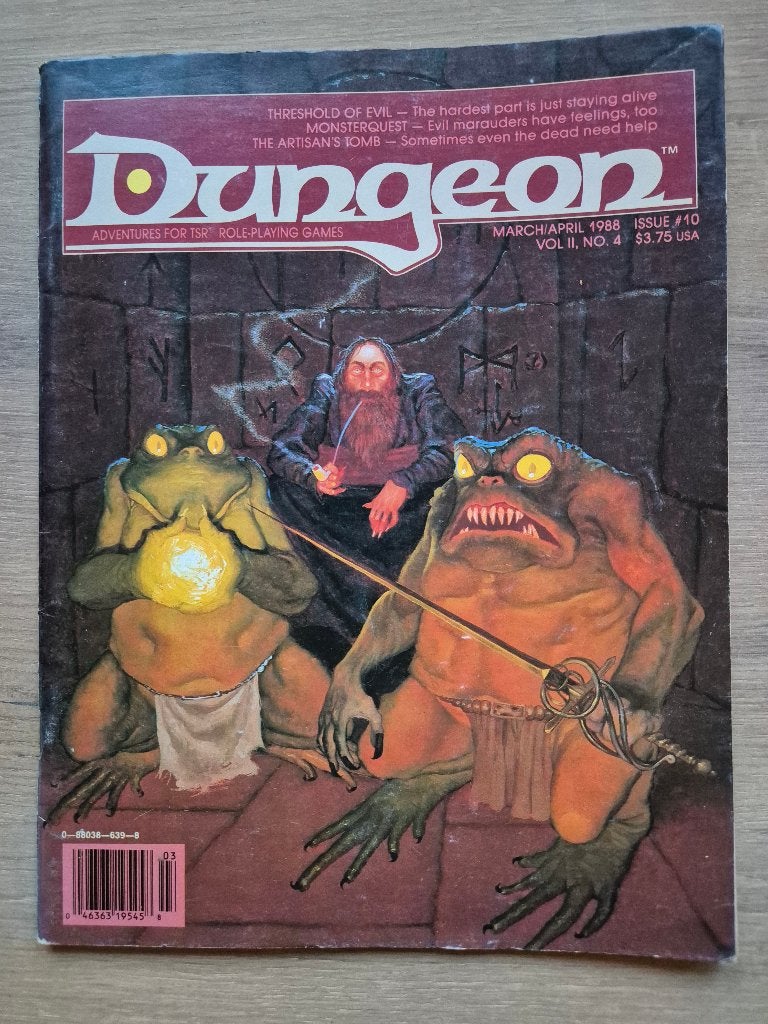 Dungeon issue #10 maart april 1988, Boeken, Ophalen of Verzenden, Zo goed als nieuw