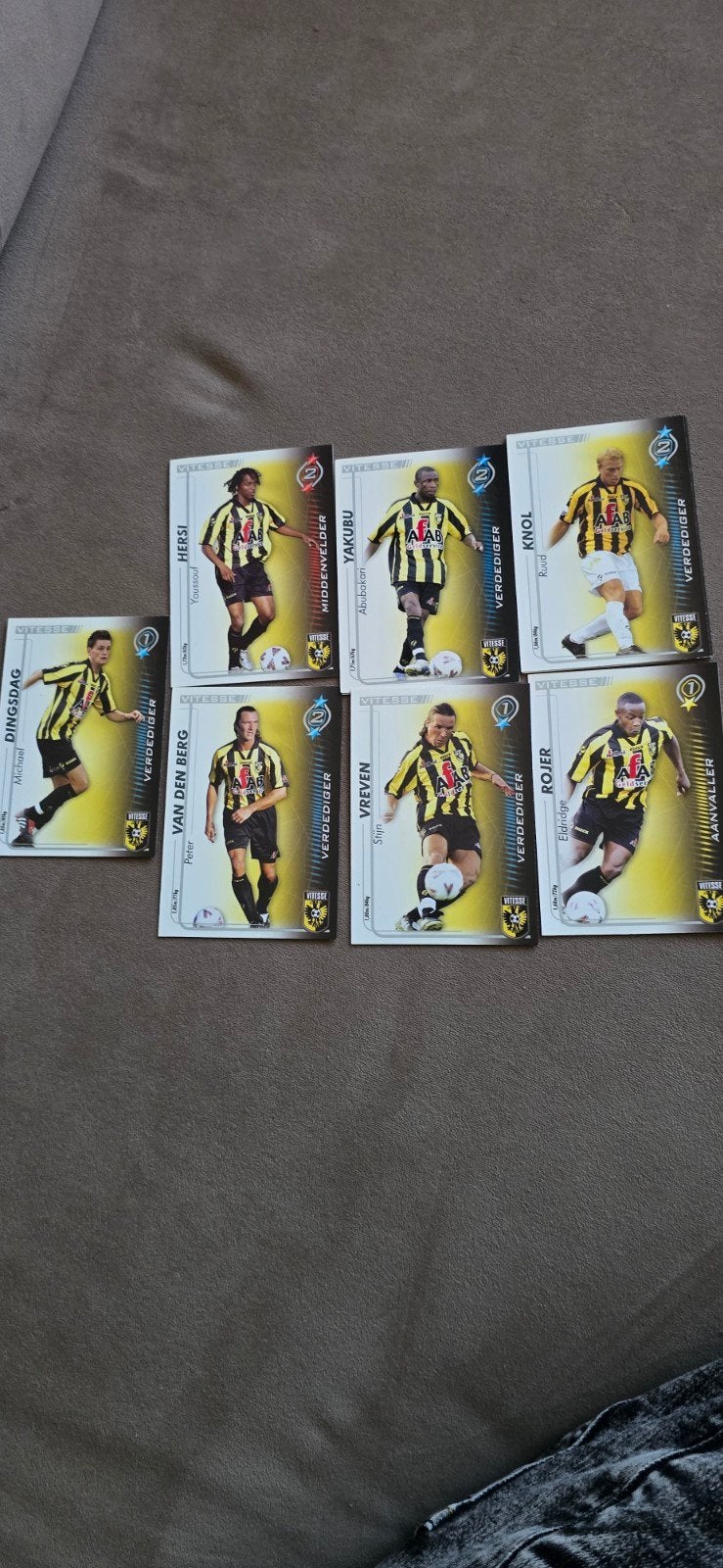 Vitesse Voetbalplaatjes - Zeldzame Collectie, Verzamelen, Ophalen of Verzenden, Zo goed als nieuw, Vitesse, Spelerskaart