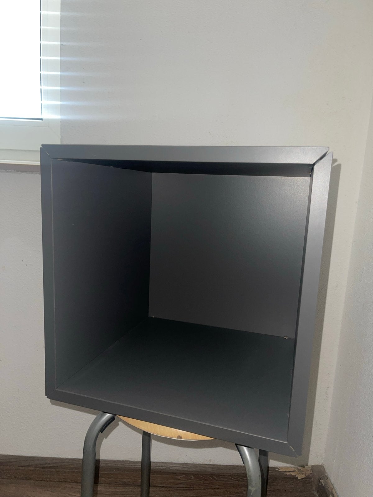 IKEA Eket Boekenkastje - Donkergrijs, Huis en Inrichting, Ophalen, Minder dan 50 cm, Zo goed als nieuw, Minder dan 100 cm