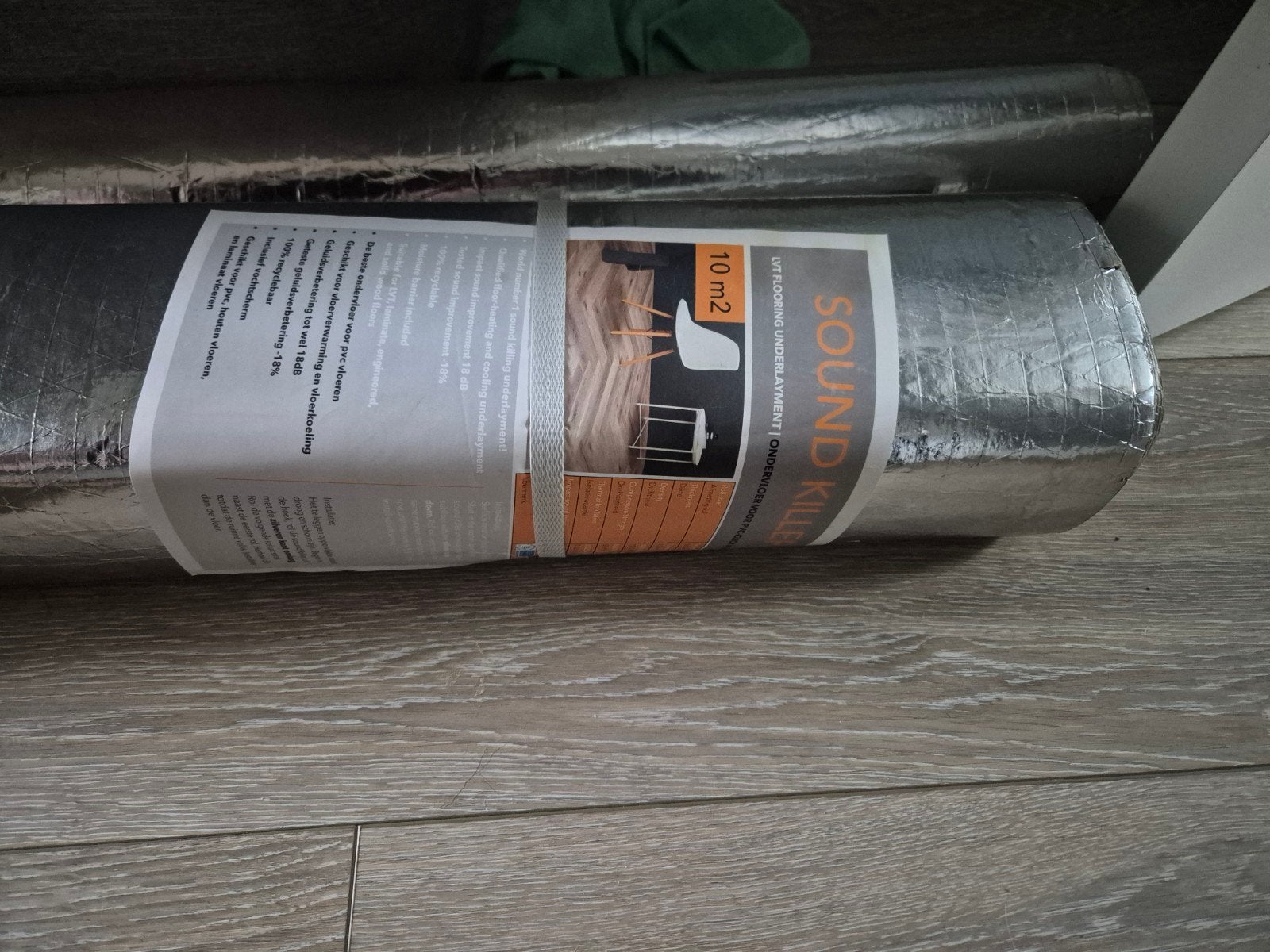 Ondervloerfolie - Nieuw - 10m2 - PVC, Ophalen, Nieuw, 10 m² of meer