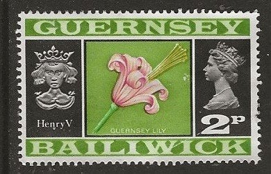 Guernsey 71, lelie voor corne, Verzenden, Gestempeld