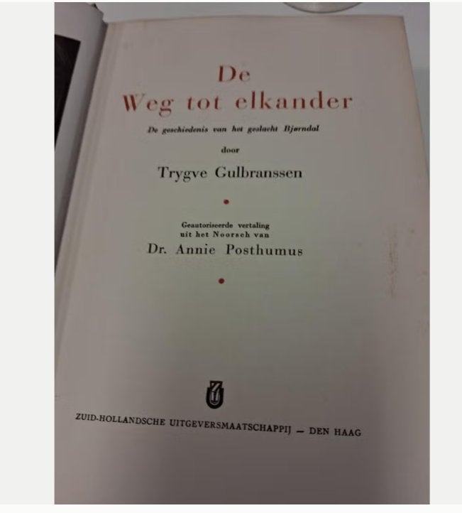 De Weg tot Elkander - Trygve Gulbranssen (Oud Boek), Boeken, Ophalen of Verzenden, Gelezen