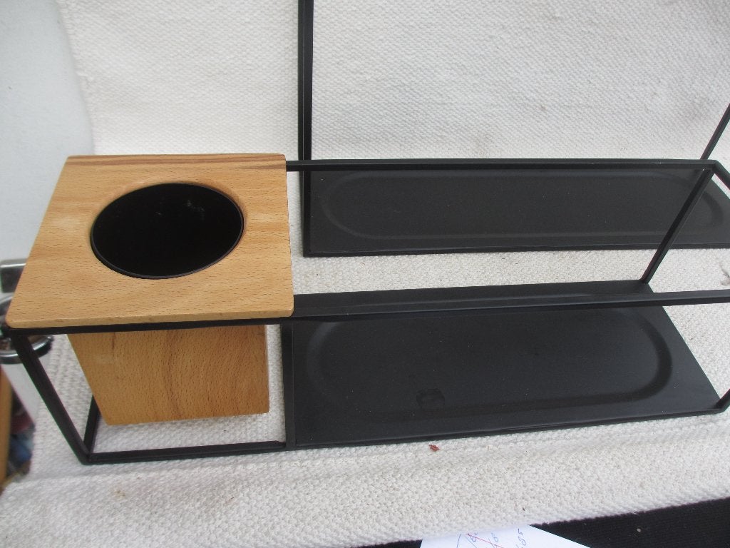 Umbra Wandrek Cubist large/ small met planten-pot, Ophalen of Verzenden, Zo goed als nieuw