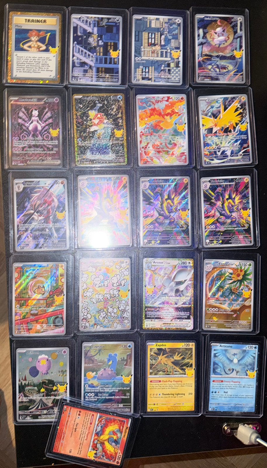 Pokemon 30th annivarsery, Ophalen, Nieuw