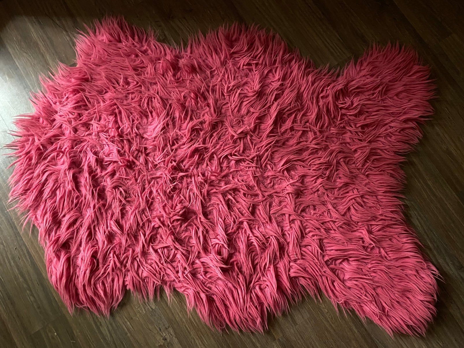 Roze zacht vloerkleed meisjeskamer, Ophalen of Verzenden, Gebruikt, Roze, Overige vormen