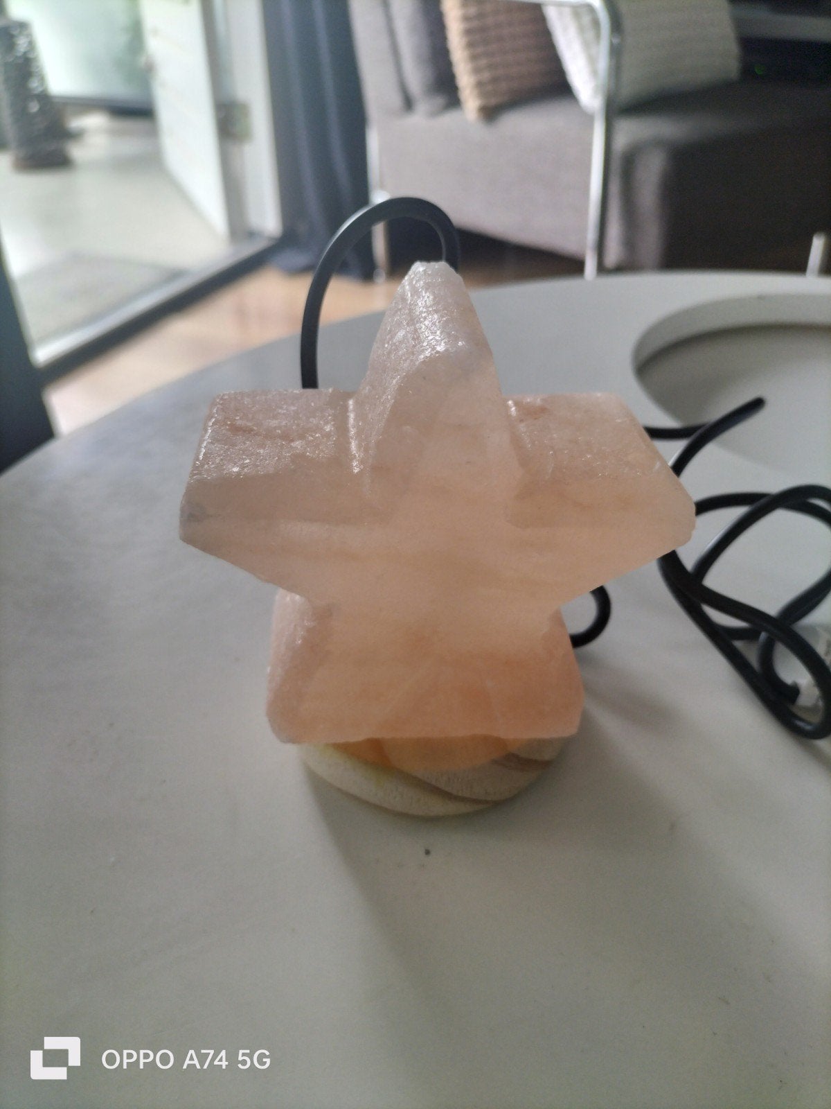 Naeo Mini Ster Himalaya Zoutlamp - USB Aansluiting, USB-aansluiting, Overige fittingen, Ophalen of Verzenden, Zo goed als nieuw