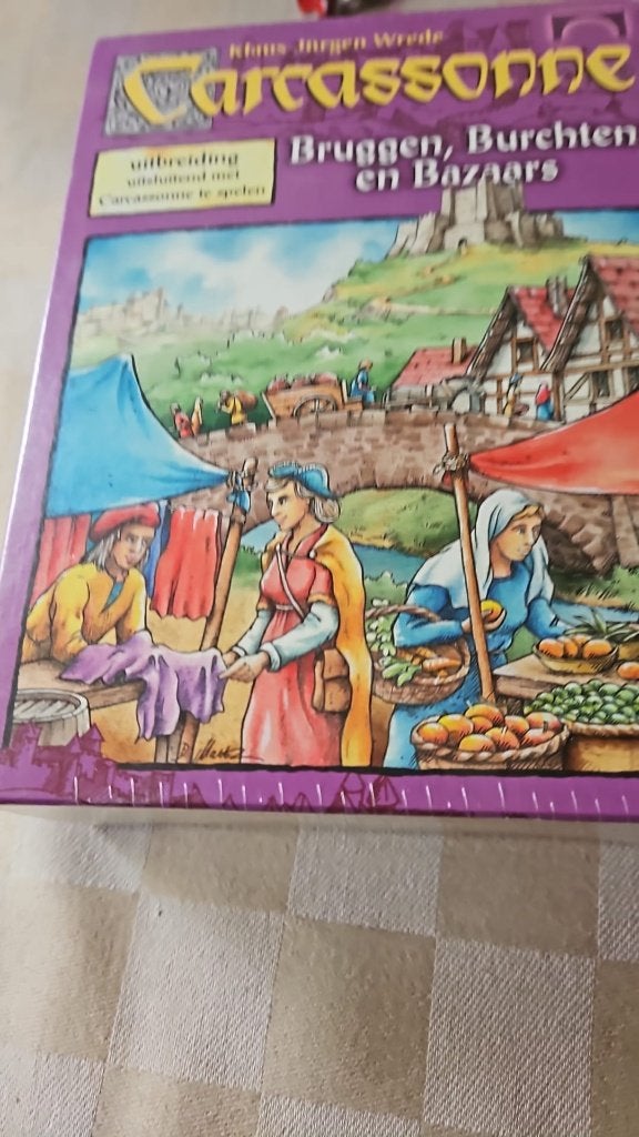 bordspel seal Carcassonne Bruggen Burchten  Bazaars 999, Vijf spelers of meer, Ophalen of Verzenden, Nieuw, 999 Games