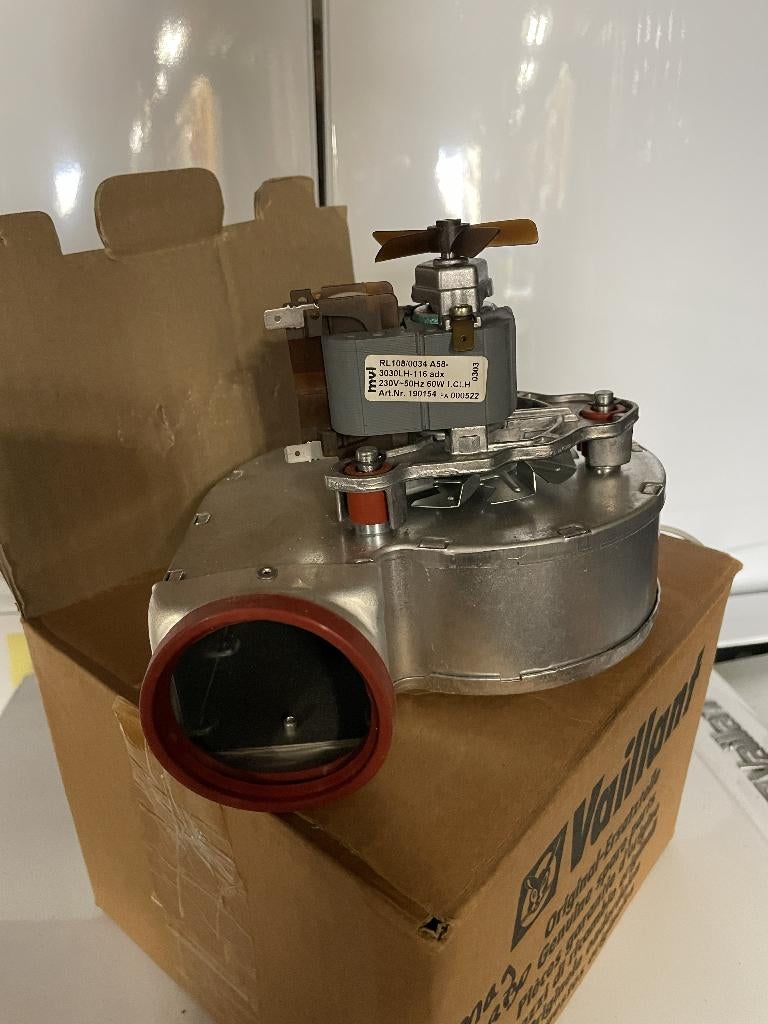 Vaillant Ventilator 190145 voor Vaillant MAG-Turbo geiser, Ophalen, Minder dan 3 jaar oud, Minder dan 20 liter, Nieuw