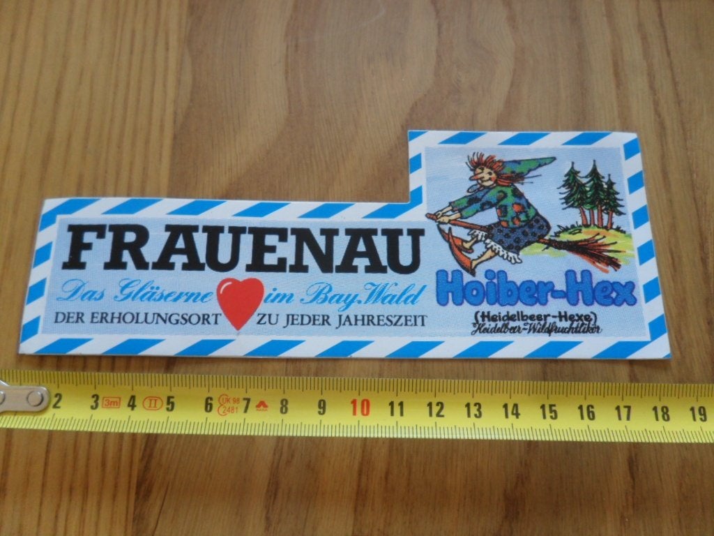 sticker Duitsland FRAUENAU  Hoiber - Hex, Ophalen of Verzenden, Zo goed als nieuw