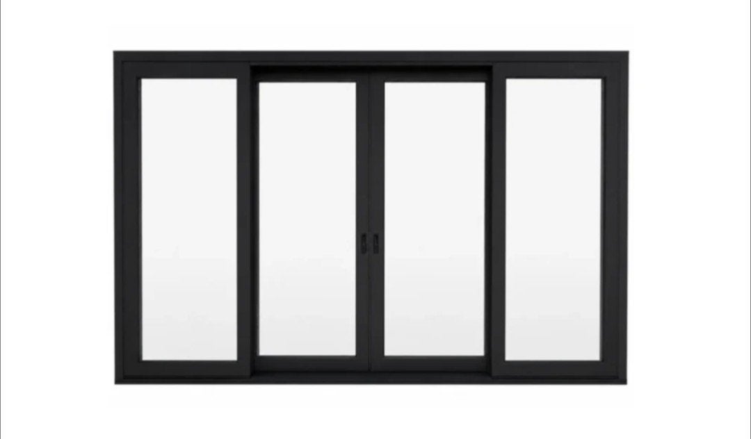 Aluminium Schuifpui HR++ Glas 5760x2300mm Symmetrisch, Ophalen, 160 cm of meer, 160 cm of meer