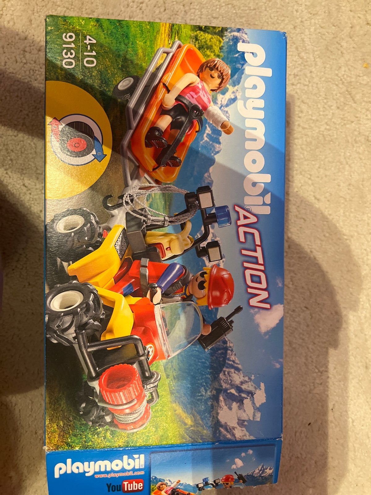 Playmobil Action Quad met Brancard (9130), Ophalen of Verzenden, Zo goed als nieuw, Jongen of Meisje