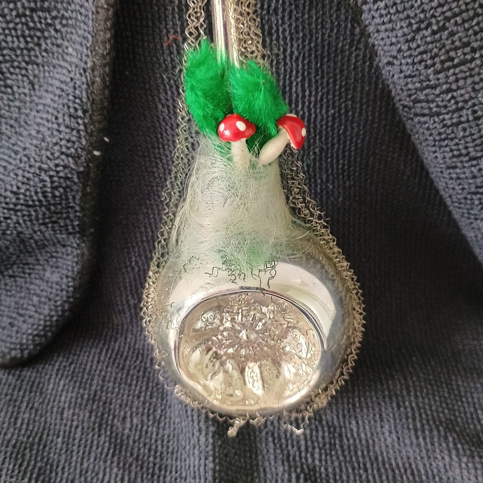 Antieke kerstversiering 16.5cm hoog, Ophalen of Verzenden