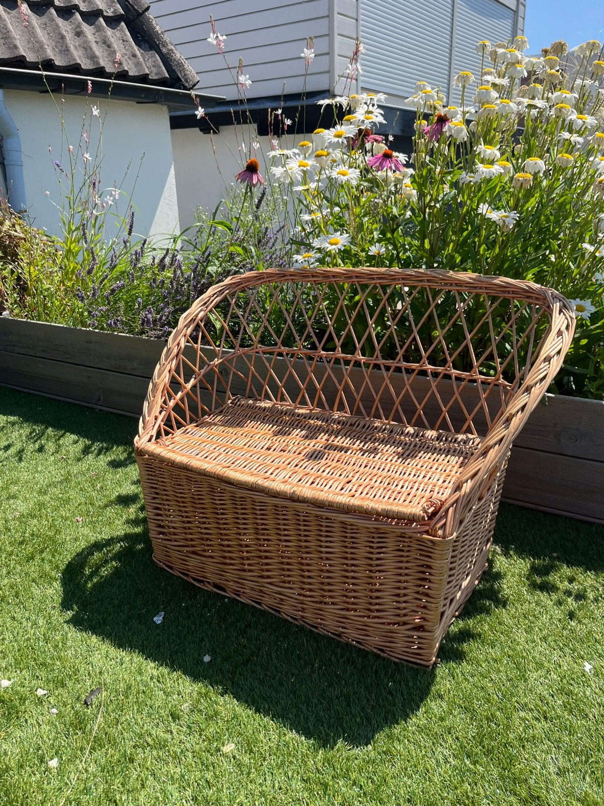 Rotan kinder bankje, Ophalen