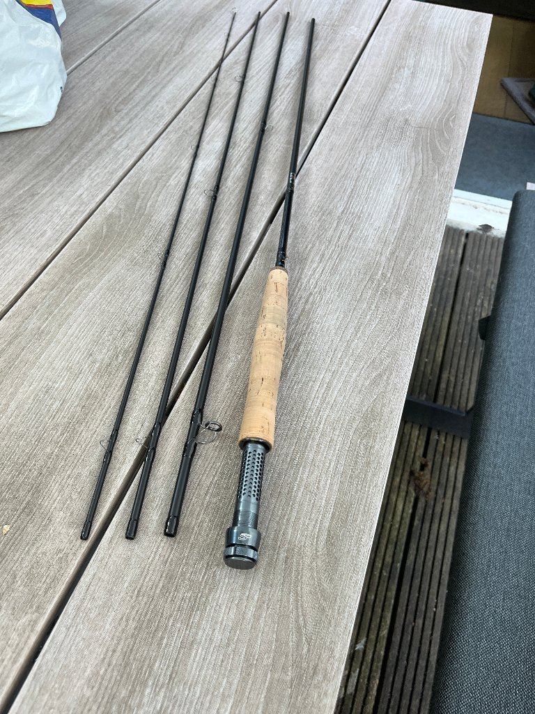 Scierra Surge 10.6ft #4 vliegvis hengel, Watersport en Boten, Hengelsport | Vliegvissen, Ophalen of Verzenden, Zo goed als nieuw