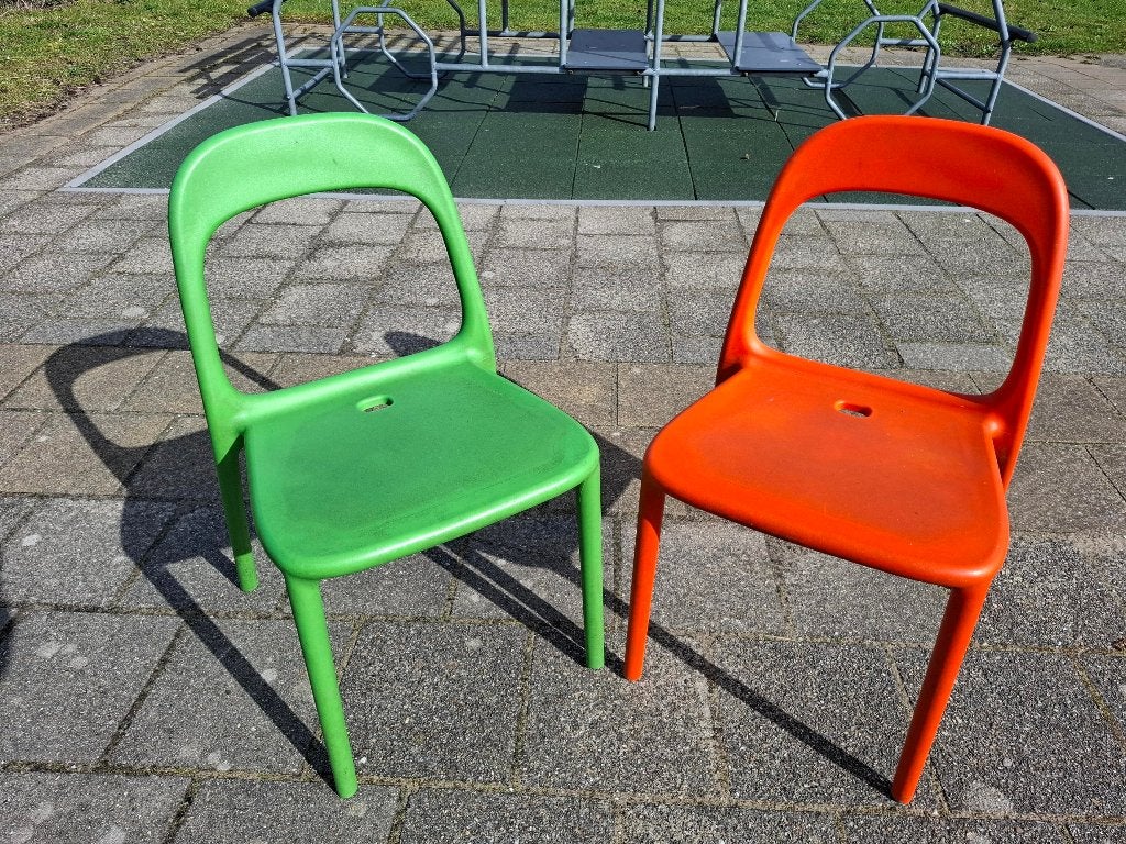 Ikea stoelen, Ophalen, Kunststof, Gebruikt, Overige kleuren