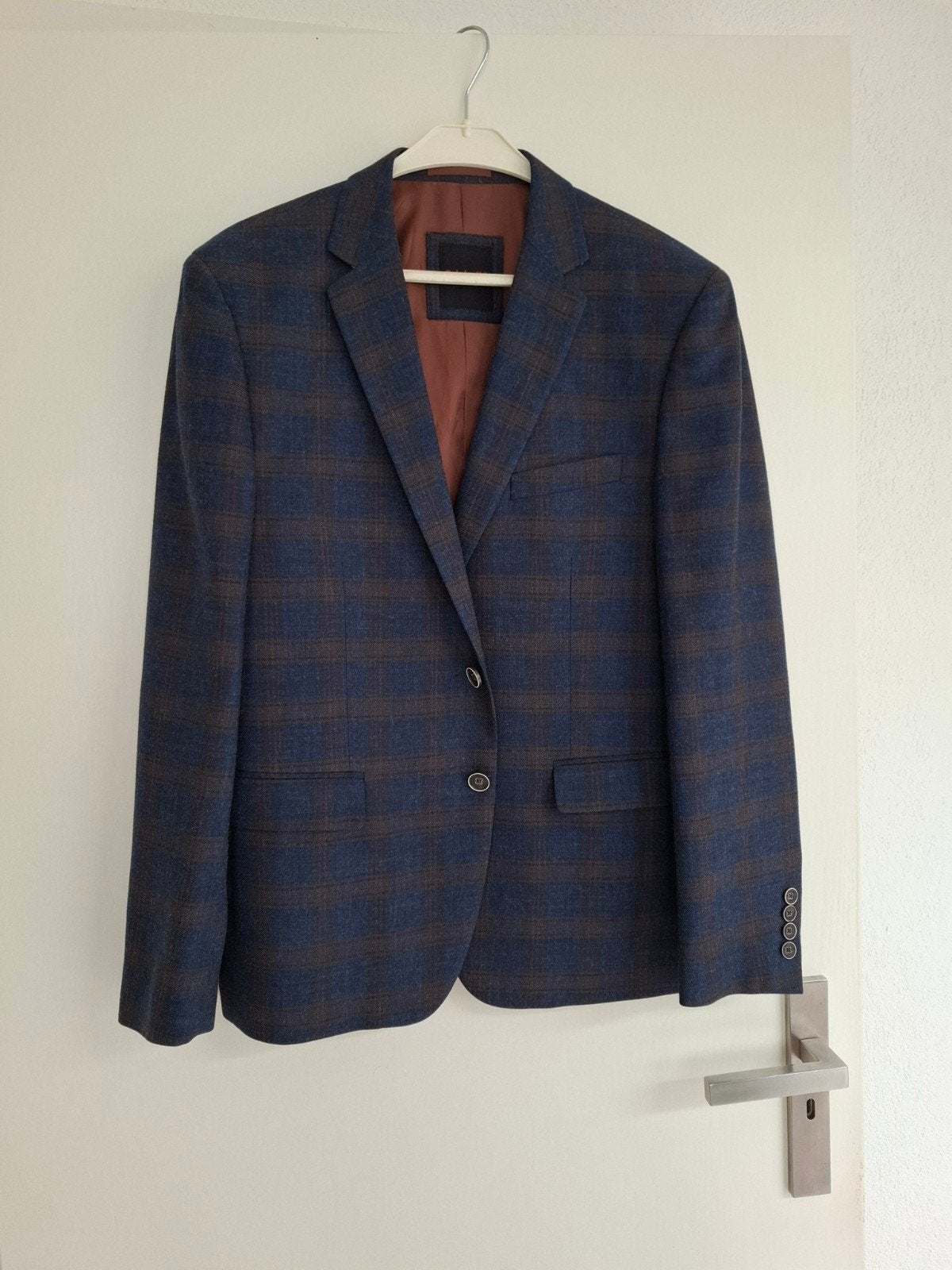 heren colbert, Blauw, Overige maten, Ophalen of Verzenden, Zo goed als nieuw