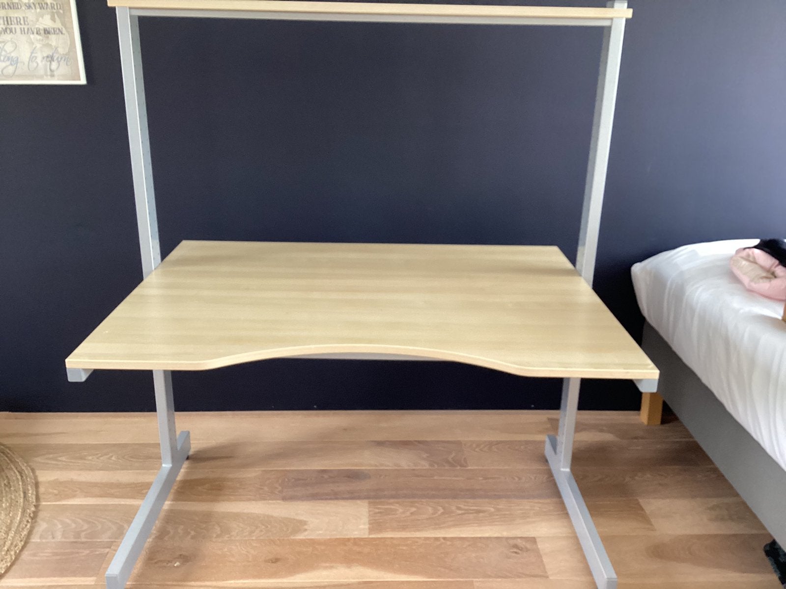 Ikea Jerker computer bureau, Huis en Inrichting, 90 cm, Gebruikt, 120 cm, In hoogte verstelbaar