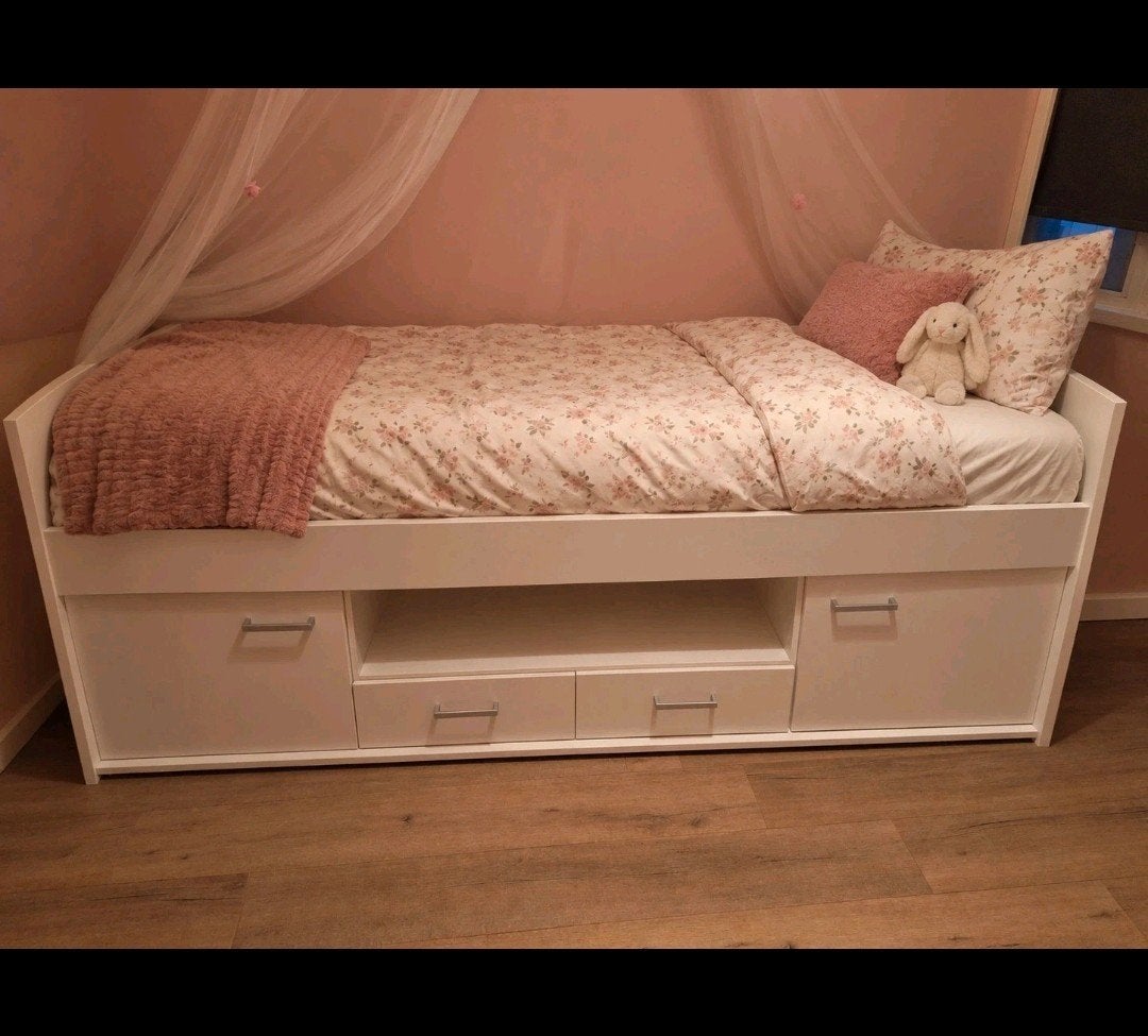 kajuitbed, Ophalen, 85 tot 100 cm, Zo goed als nieuw, Matras