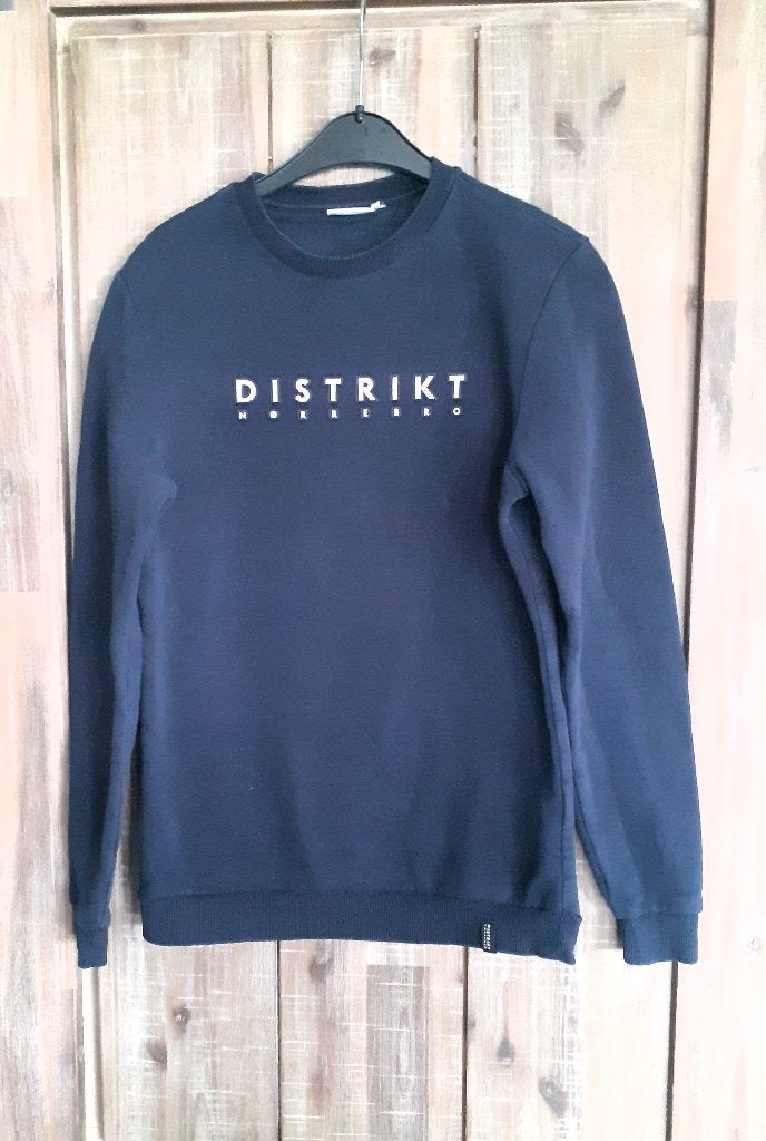 Trui van Distrikt maat XS, Blauw, Ophalen of Verzenden, Zo goed als nieuw, Distrikt