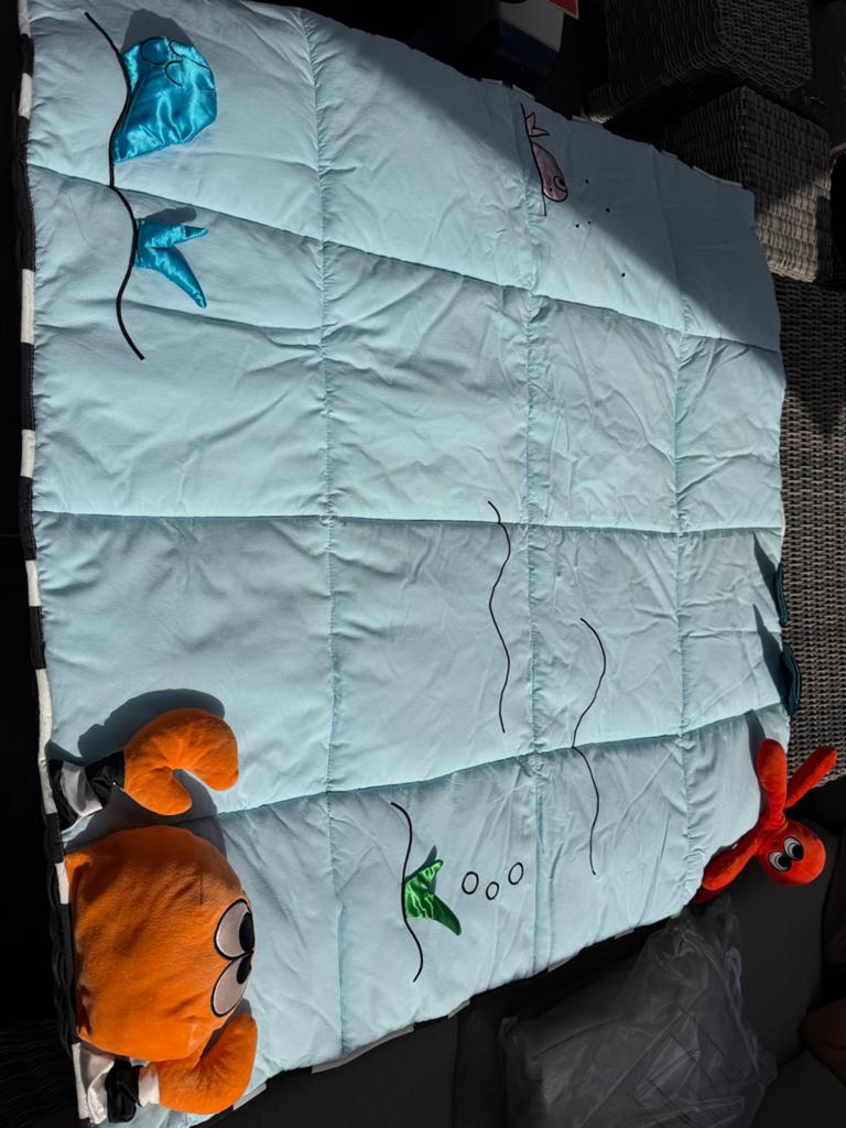 IKEA KLAPPA Speelkleed /buitenkleed met Krab en Octopus, Gebruikt, Overige typen, Ophalen of Verzenden, Middelgroot (20 tot 80 cm)