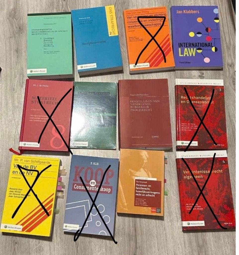 Rechtsgeleerdheid UNI jaar 2 boeken, Overige vakken, Diverse auteurs, Ophalen of Verzenden, Zo goed als nieuw