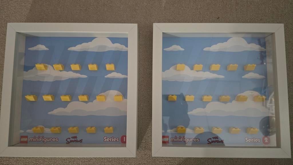 IKEA Lijsten voor LEGO Simpsons Minifiguren Serie 1 & 2, Ophalen of Verzenden, Zo goed als nieuw