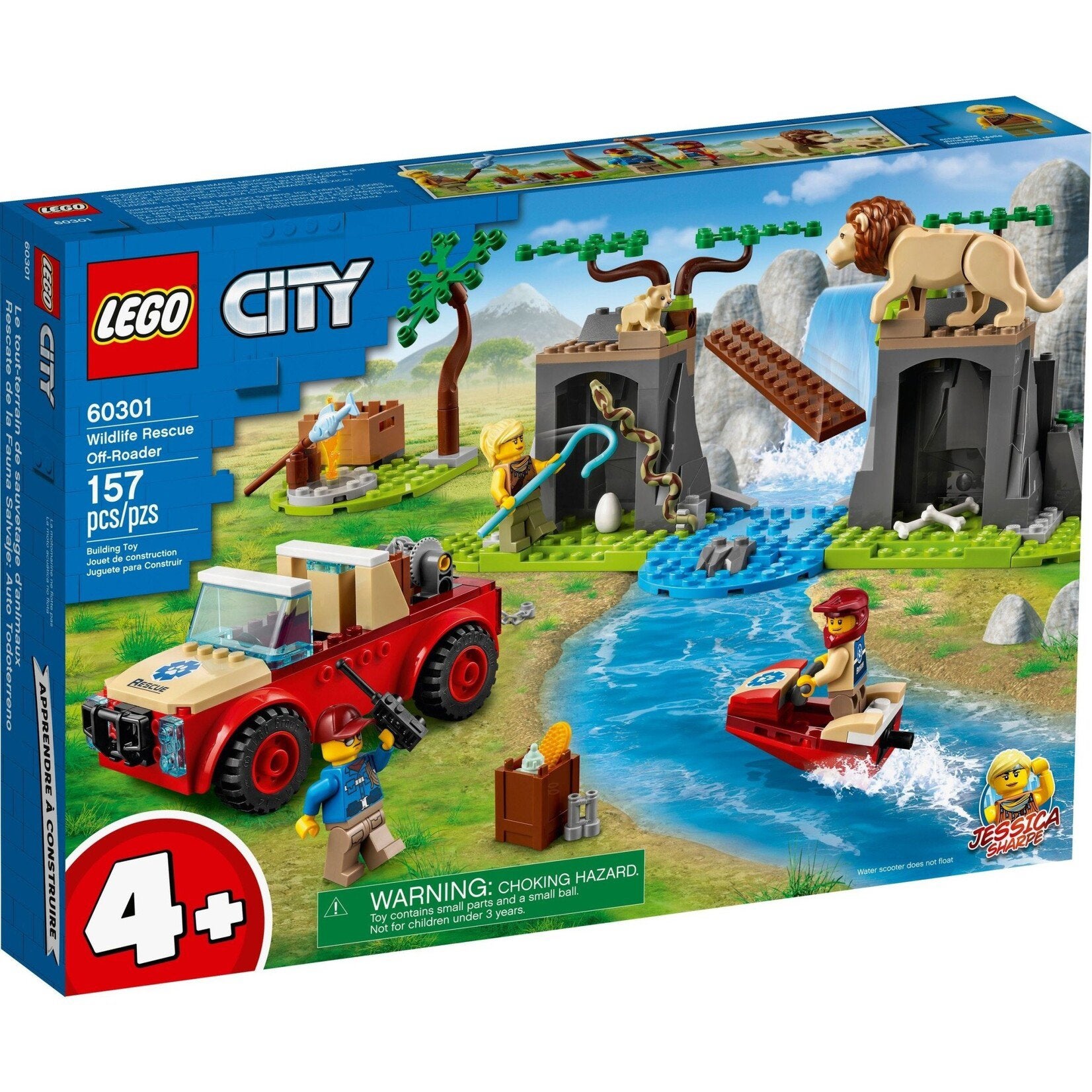 LEGO City 🦁 Wildlife Rescue Off-Roader 60301 - NIEUW!, Kinderen en Baby's, Speelgoed | Duplo en Lego, City, Lego, Nieuw, Ophalen of Verzenden