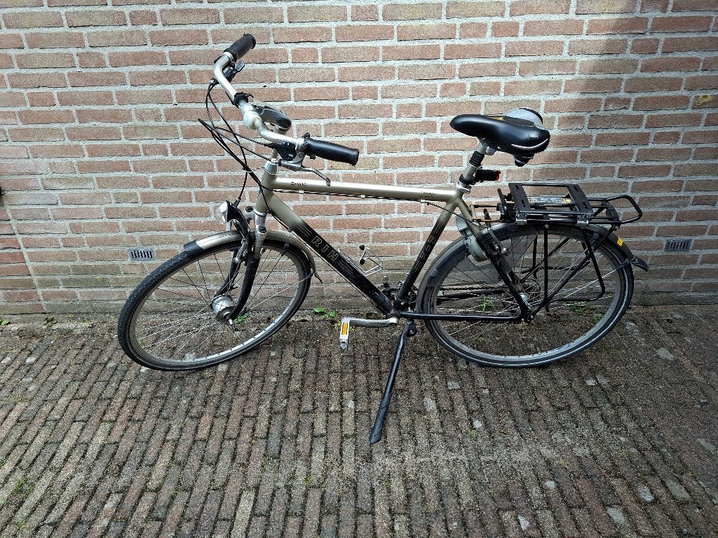 Rih herenfiets, Gebruikt, Velgrem, Versnellingen, Ophalen