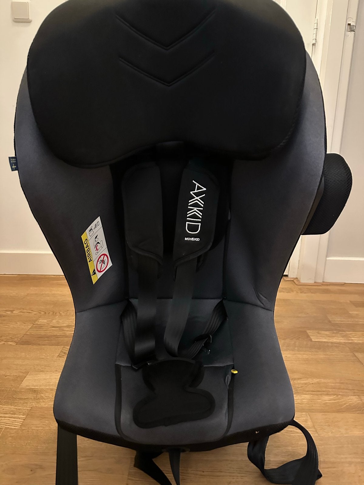 Axkid Movekid autostoel grijs, Kinderen en Baby's, Overige merken, Verstelbare rugleuning, Ophalen of Verzenden, 9 t/m 36 kg