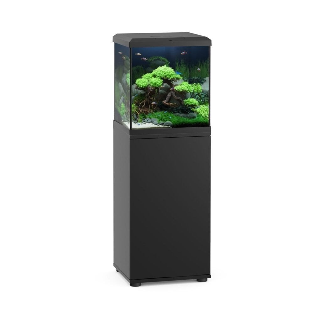 Juwel vio cube 45L aquarium zwart, Ophalen, Inclusief toebehoren, Zo goed als nieuw, Leeg aquarium