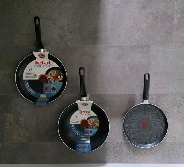3 Tefal koekenpan wokpan pannenkoekenpan pan pannen NIEUW, Huis en Inrichting, Keuken | Potten en Pannen, Ophalen of Verzenden