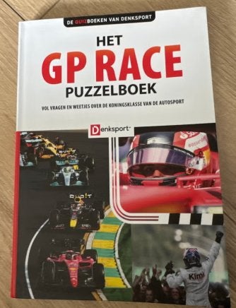 Het GP Race Puzzelboek - DenkSport, Ophalen of Verzenden, Minder dan 500 stukjes, Gebruikt