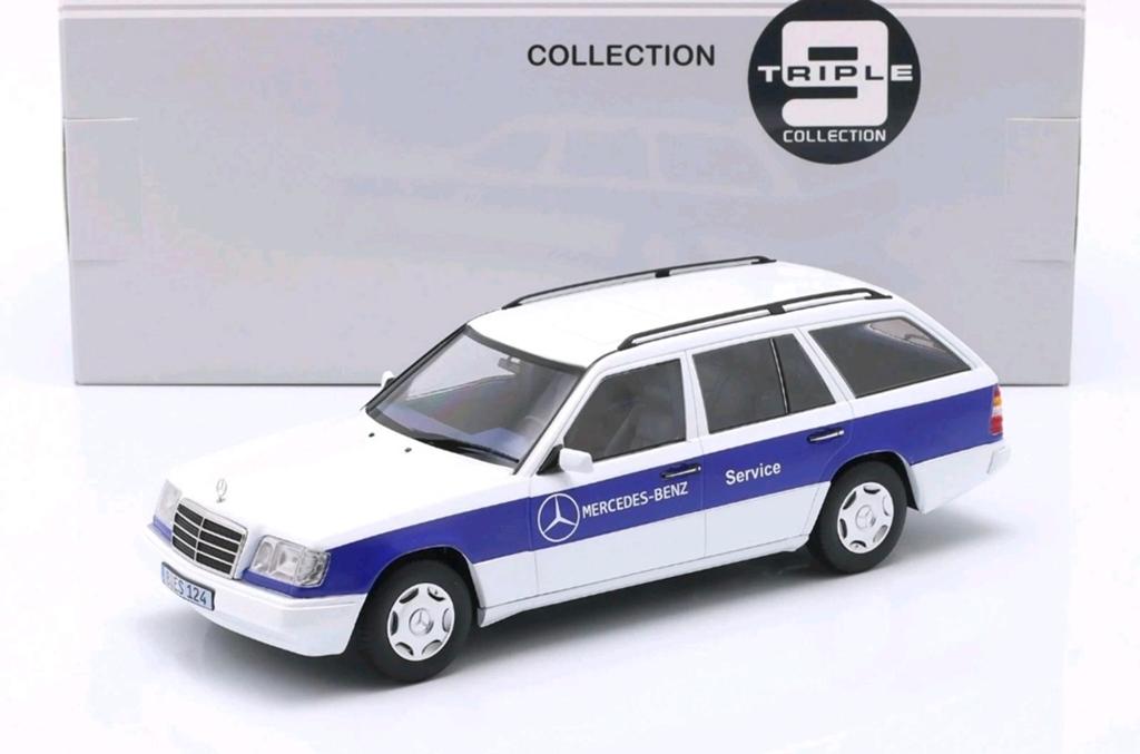 Triple9 Mercedes-Benz E-klasse T-Model Mercedes Service Car, Hobby en Vrije tijd, Modelauto's | 1:18, Ophalen of Verzenden, Overige merken