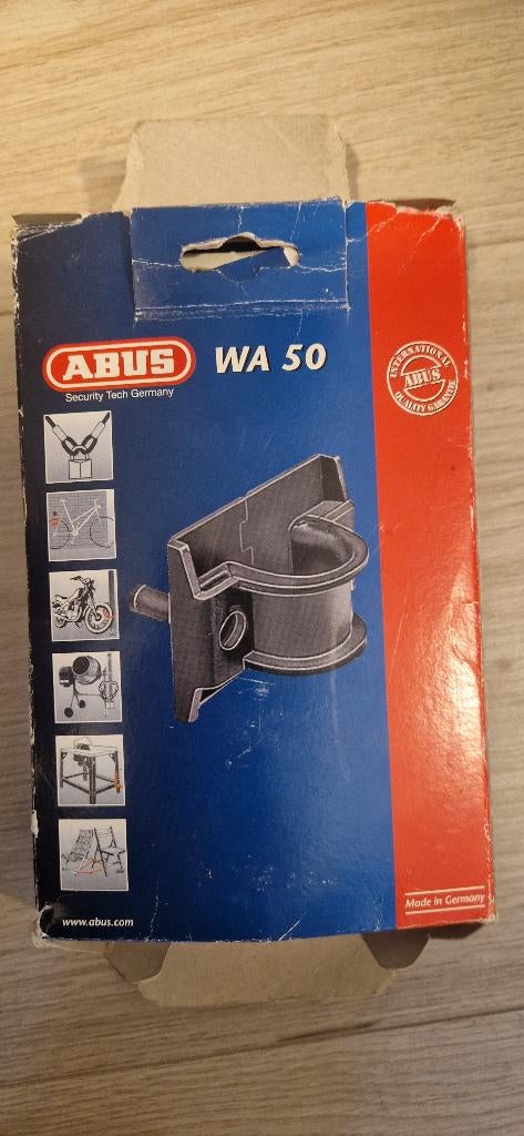 Wandanker ABUS WA 50 nieuw in de doos € 15,00., Ophalen of Verzenden, Nieuw, Overige fietssloten