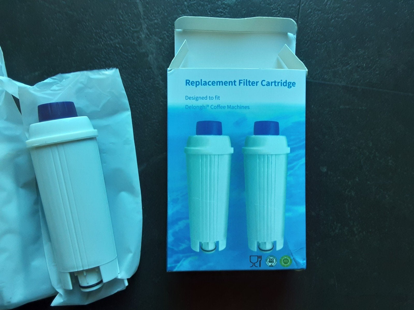 2x Waterfilter voor Delonghi koffiemachines DLSC002, Ophalen of Verzenden, Nieuw, Overige modellen