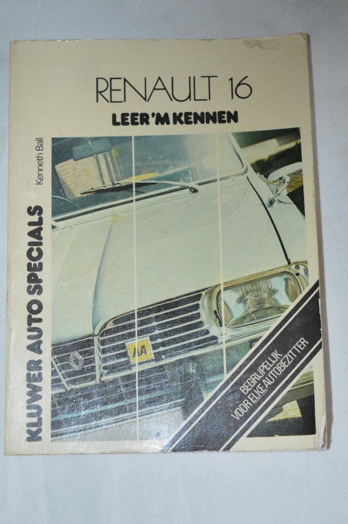 Kluwer autospecials Renault 16 Leer 'm kennen, Ophalen of Verzenden