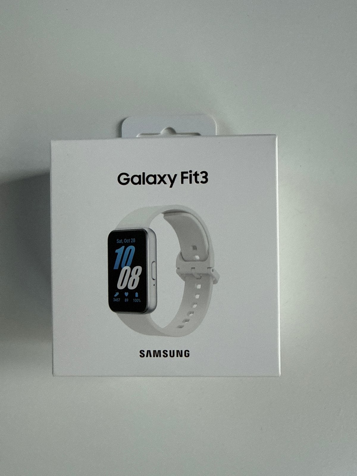 Samsung - Galaxy Fit3  Activity Tracker zilver *NIEUW*, Hartslag, Nieuw, Ophalen of Verzenden, Grijs