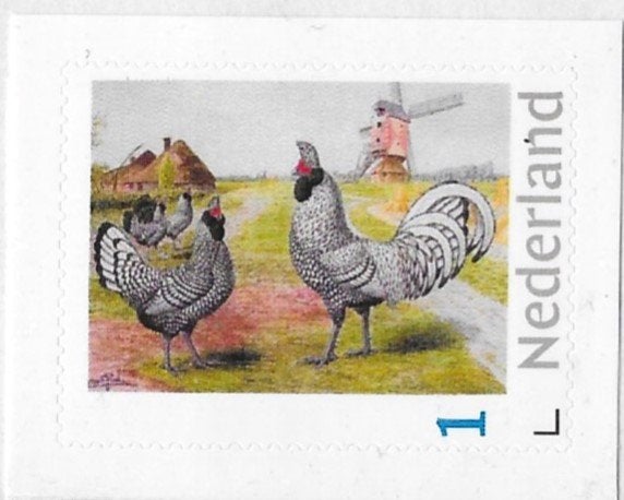 Persoonlijke zegel BRABANTER, zilver zwart getoept, Ophalen of Verzenden, Na 1940, Postfris
