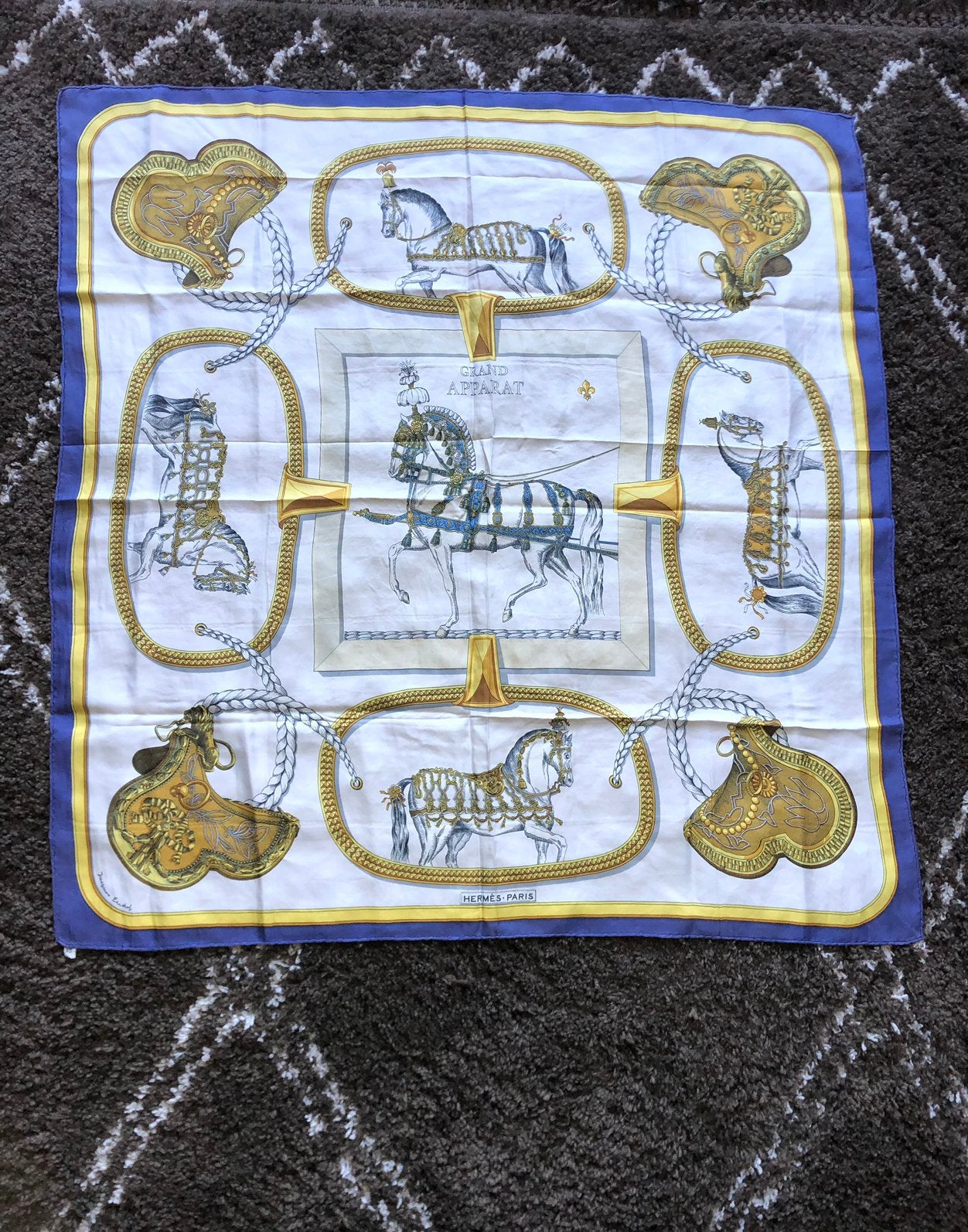 Hermes sjaal, Verzenden, Zo goed als nieuw, Maat 46/48 (XL) of groter, Sjaal