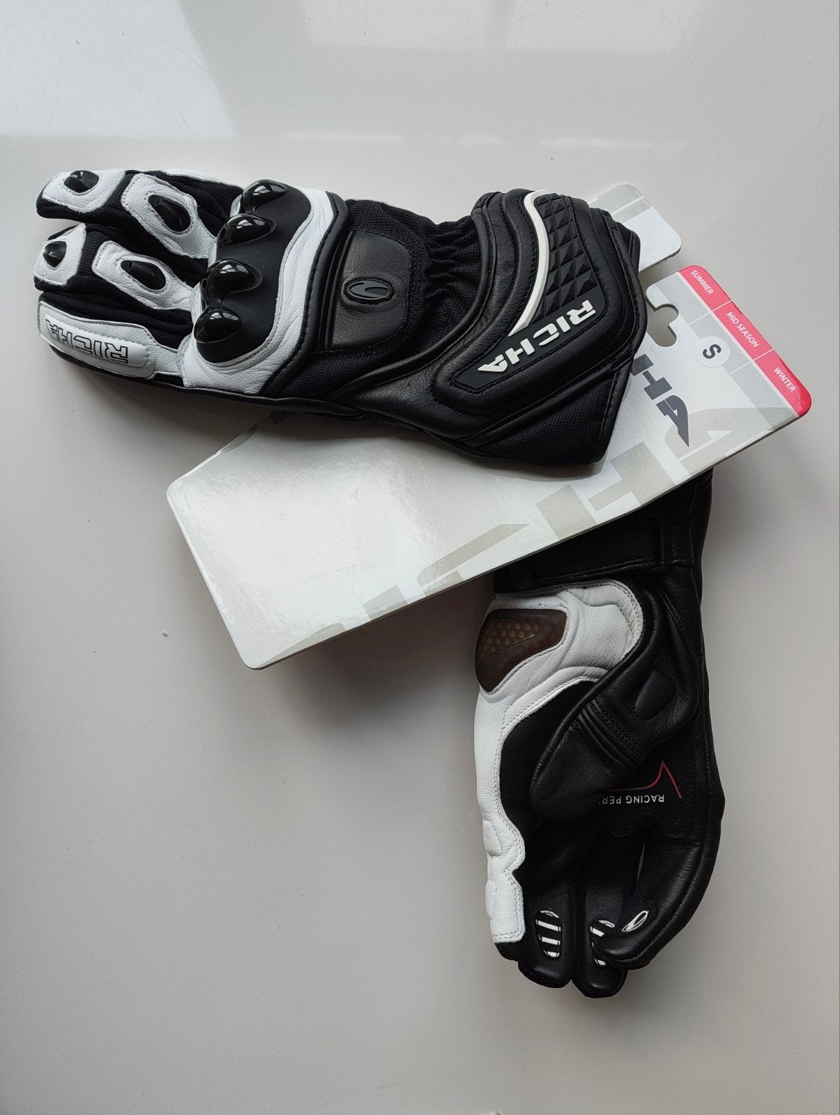 Richa Warrior Evo Motorhandschoenen Maat S - Nieuw, Nieuw met kaartje, Heren, Ophalen of Verzenden, Richa